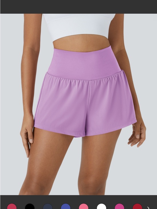 HALARA Pants - HALARA Softlt Zero Airy High-Waist Lavender Active Shorts